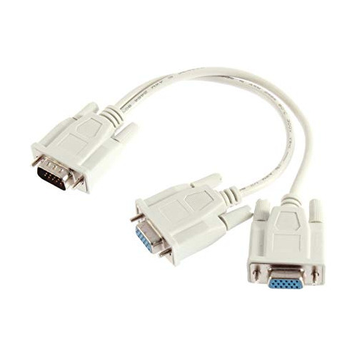 1 Cable Divisor Vga Macho 2 Hembra Via Monitor Svga