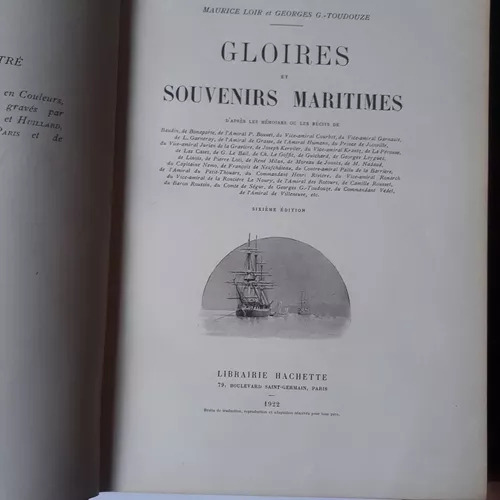 Gloires Et Souvenirs Maritimes Daprès Les Mémoires Et Récits