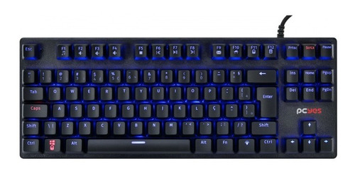 Teclado Mecânico Usb Kl7 Outemu Blue Abnt2 Led 1.8m Pcyes