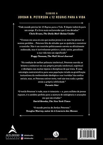 Imagem 2 de 2 de Livro - Além Da Ordem: Mais 12 Regras Para A Vida - Novo