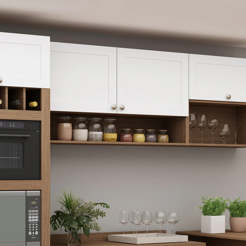 Mueble Mural De Cocina Aéreo 2 Puertas 1 Repisa Conecta