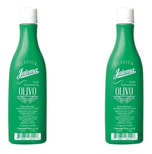  Aceite Suavizante Con Olivo Frasco Con 120 Ml