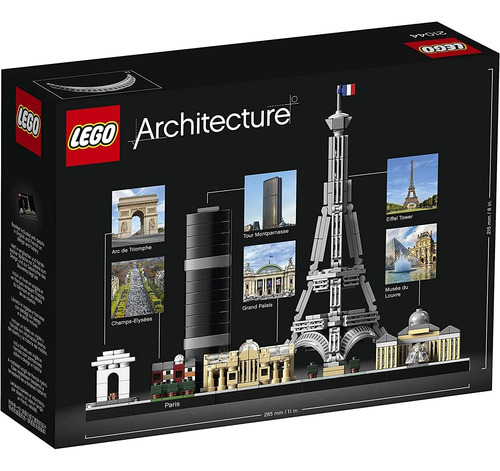 Maqueta De Construcción Lego, Arquitectura Parisina, 649 Pie