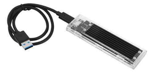 A Funda Ssd Orico Nvme M.2 A -c Con Llave M, Transparente,