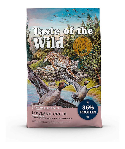 Alimento Gatos Taste Of The Wild Lowland Creek Codorniz Y Pa