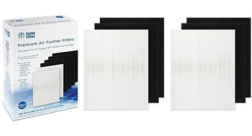 Fette Filter - 2 Premium Hepa Filtros Y 4 Filtros De Carbono