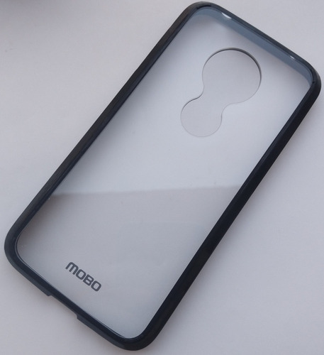 Case Tpu Bumper Negro Compatible Con Motorola Moto G7 Play