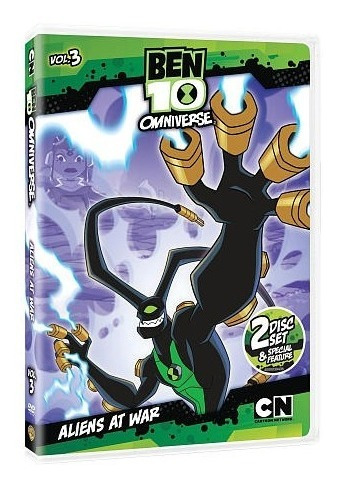 Cartoon Network Ben 10 Omniverse Aliens Al Tomo 3 Dvd Guerra