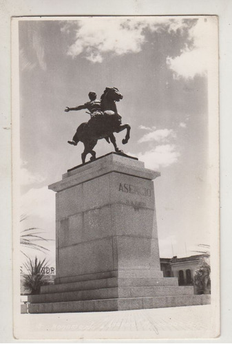 Mercedes Antigua Postal Monumento Al Gaucho Asencio Vintage