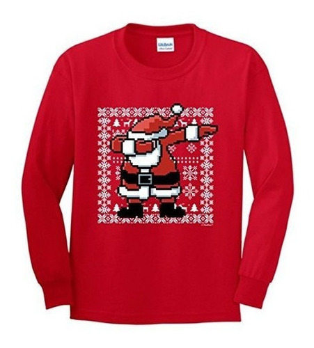 Dabbing Santa Claus Feo Sueter De Navidad Camiseta Tematic