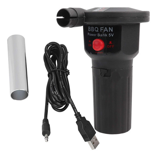 Parrilla Tnfeeon Cable Usb Usb Bbq Blower Aire Ventilador Ay