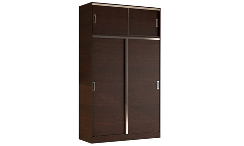 Placard Mosconi 136cms Ancho Puertas Corredizas Con Baulera