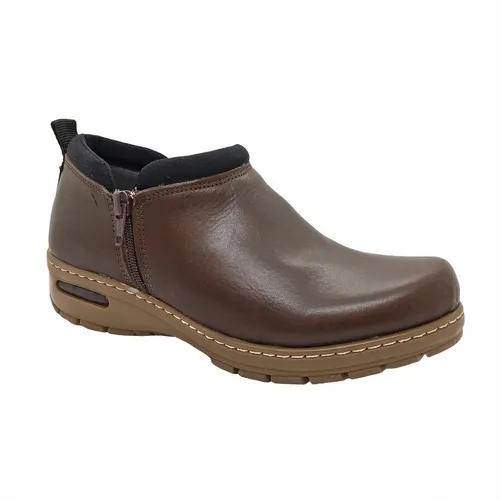 Botita Zapato Confort Cuero Vacuno Floreado Burbuja De Aire Botita Zapato Confort Cuero Vacuno Floreado Burbuja De Aire