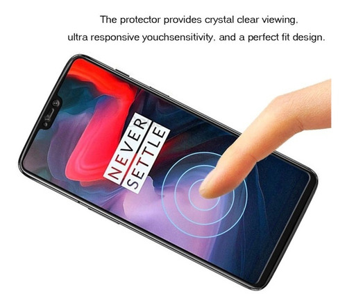 Imagem 5 de 5 de Película Oneplus 6 Tela 6.28 Full Glue + Película De Câmera