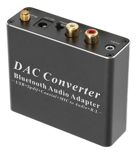 L Digital To Analog Audio Converter Dac Rca 3.5mm Jack