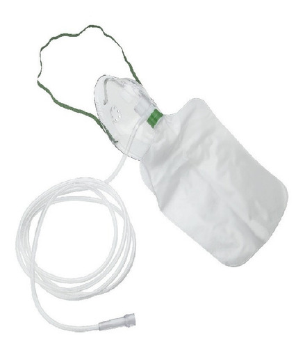 Imagen 5 de 6 de Mascarilla De Oxigeno Con Bolsa Reservorio Adulto
