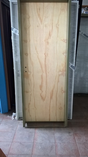 Imagen 1 de 2 de Puerta Placa Pino 70 X 200 P/ Durlock M/chapa 24