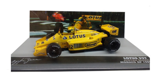 Miniatura F1 Lotus 99t- Ayrton Senna Lendas Do Automobilismo