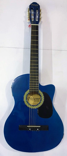 Guitarra Electroacustica Mccartney Cg851 Alta Gama Azul