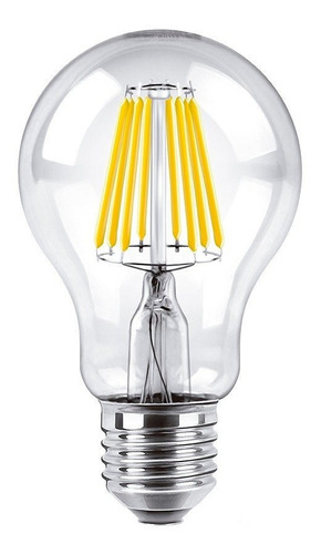 Imagen 1 de 4 de Bulbo Deco 8w E27 Blanco Calido 3000k Macroled