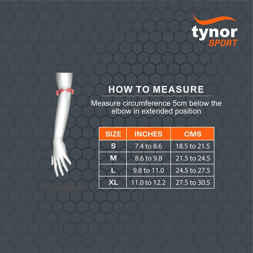 Codera Deportiva Air Pro Naranja Soporte D/cinta Tynor Color Naranja Claro Talla S