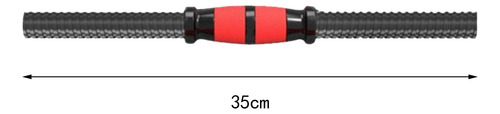 2 Pçs Haltere Haste Barra Barra Antiderrapante Aperto 35cm