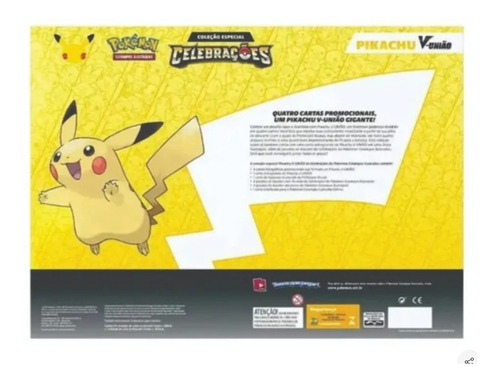 Tcg Box Pikachu V-unão Celebrações 25 Anos