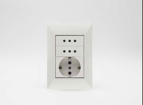 Imagen 7 de 10 de Llave De Luz Con Plaqueta Siglo Xxi Cambre