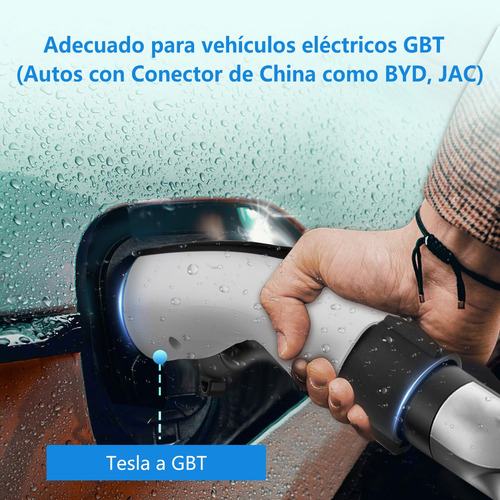 Adaptador Byd Tesla A Gbt, Para Vehículos Byd Jac