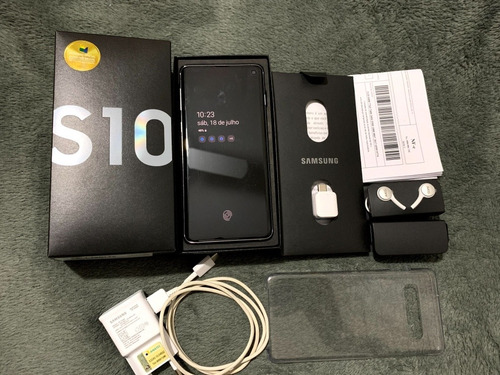 Celular Samsung Galaxy S10 Branco Prisma 128gb