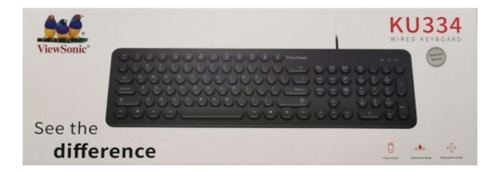 Teclado Con Cable Teclas Redondas Viewsonic