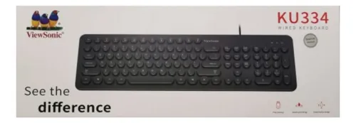 Teclado Con Cable Teclas Redondas Viewsonic