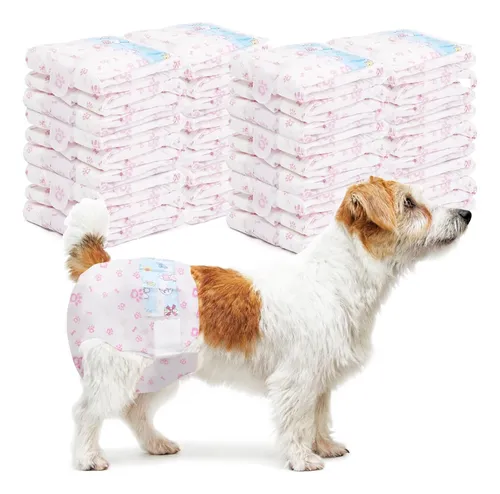 20 Pañales Desechables Para Perros Pañal Gatos Mascotas L