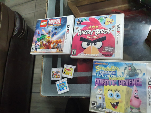  Nintendo 3ds Lote 6 Juegos 