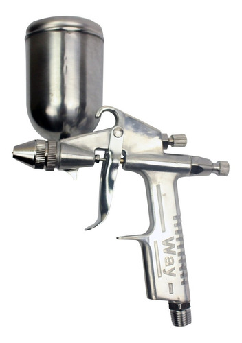 Pistola Pintura Gravidade Aerógrafo 0,5mm 200ml Alumínio