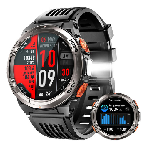 Smartwatch Ke5 3atm 1.45 Deportivo Hombre Con Altímetro 1