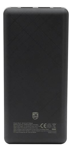 Powerbank Philips 10k Mah 22.5 Fast Chg Usb-c Philips Fj Color Negro