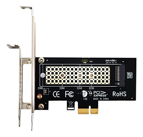 Adaptador Glotrends M.2 Pcie X1 Con Tornillo M.2 Para M.2 Pc
