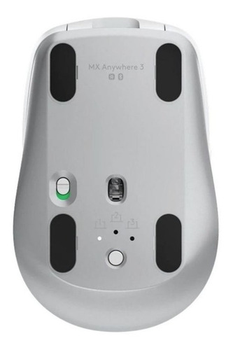 Imagen 5 de 5 de Mouse inalámbrico recargable Logitech Master Series MX Anywhere 3 gris pálido