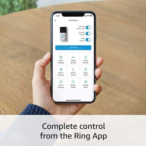 Ring Video Doorbell 4 - Timbre Con Cámara Y Wifi Mejorado