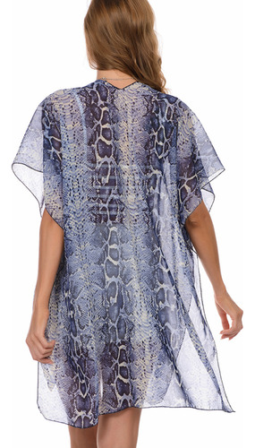 Ropa De Playa Kimono Playera Cubierto Verano Traje De Baño