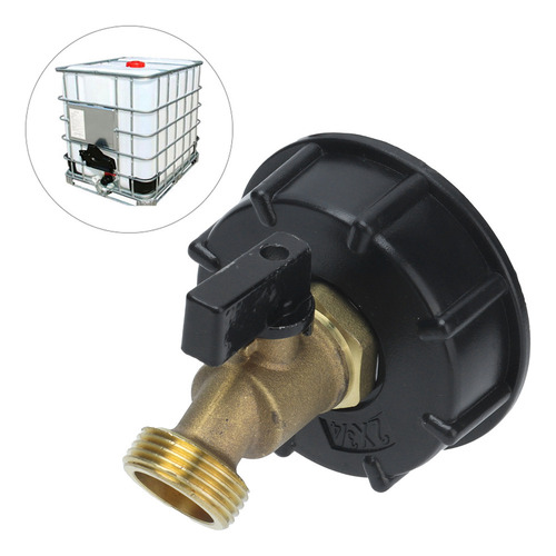 Adaptador De Tanque De Asas Ibc Válvula Grifo De Rosca Macho