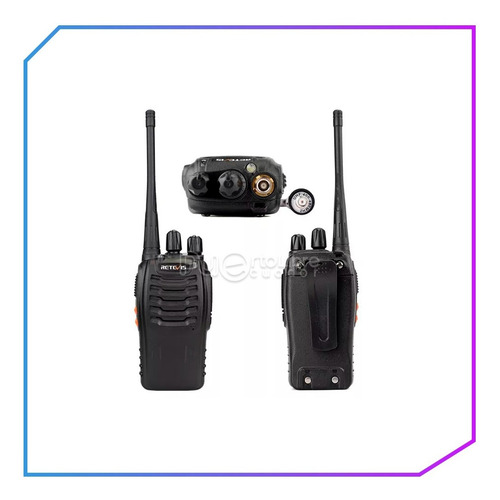 Imagen 4 de 9 de Radio Walkie Talkie Comunicacion Motorola Retevis Baofeng X2