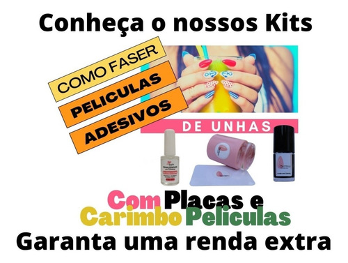 Imagem 6 de 8 de Placa Para Carimbo De Unhas Apipila Peliculas E