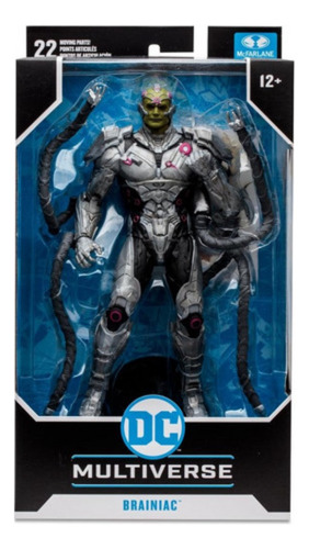 Brainiac Injustice 2 Gaming Mcfarlane Dc Multiverse Figura (Usado)