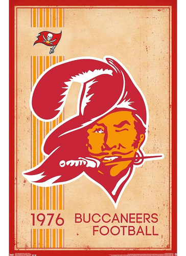 Trends International Nfl Tampa Bay Buccaneers - Logotipo Ret