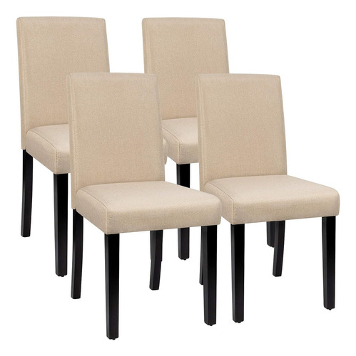 Furmax Sillas De Comedor Estilo Urbano Parson De Tela