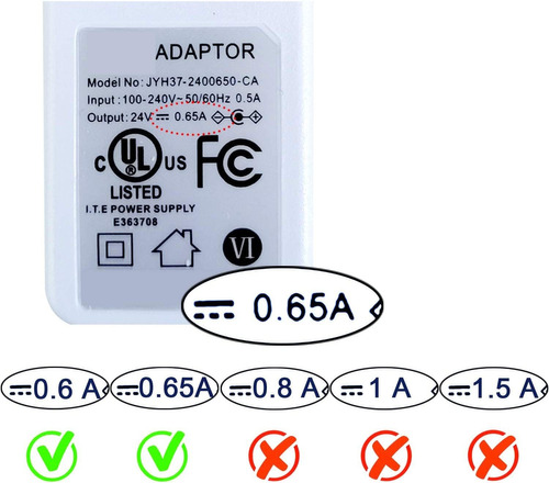 Samyo 24v 0.65a Ac To Dc Adaptor Switching Power Supply Repl