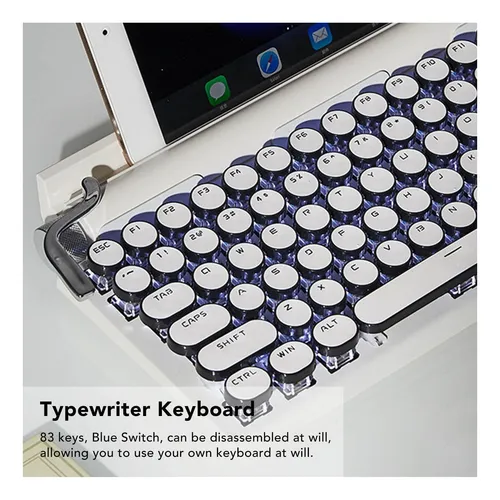 Teclado Mecánico Para Máquina De Escribir Pomya, Teclado Con
