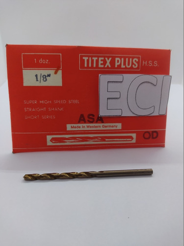 Imagen 1 de 6 de Mecha Hss 1/8 Alemana Acero Super Rapido Titex Plus